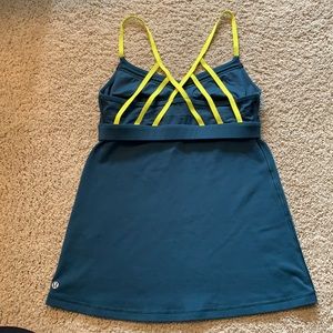 Lululemon strappy back tank size 8